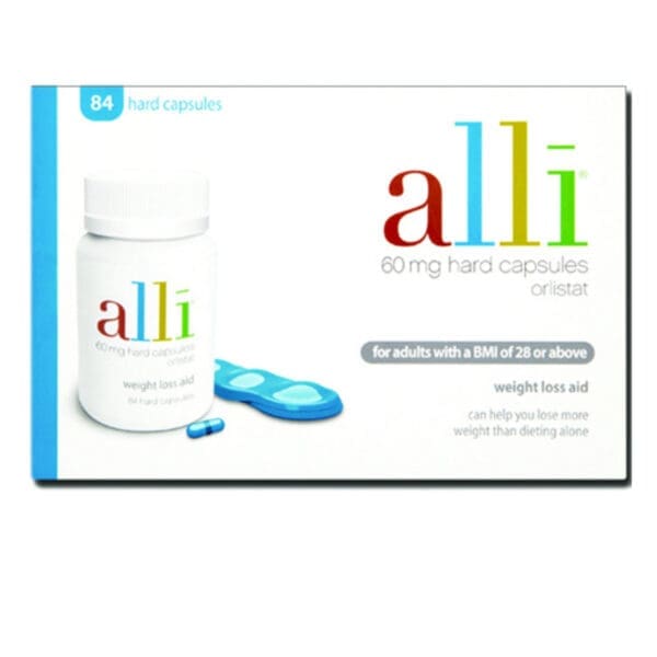 Alli 60mg Weight Loss Capsules - Pack of 84